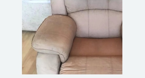 Химчистка кожаных кресел. Окуловка